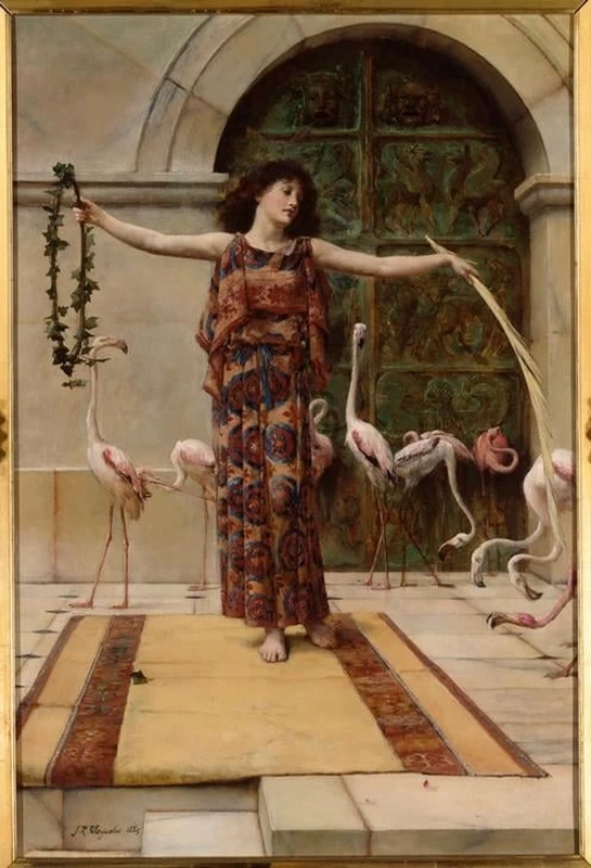 La danza dei fenicotteri rosa, 1885